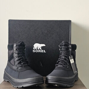 Sorel Men's Ankeny II Hiker WP Winter Boots Size 10.5 Black NWT